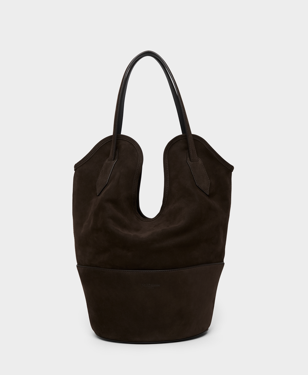 J & M Davidson Bicolour Small Ray Bucket Marron