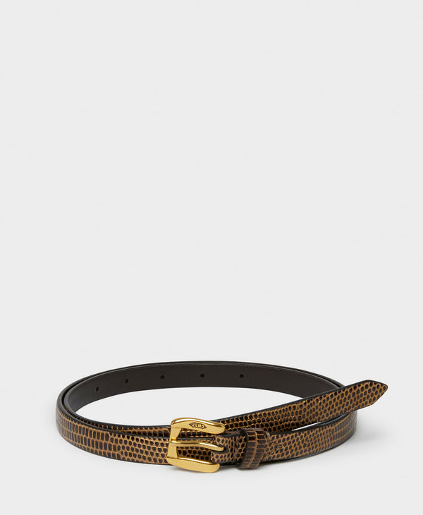 J & M Davidson Bonny Belt - 15mm Leopard