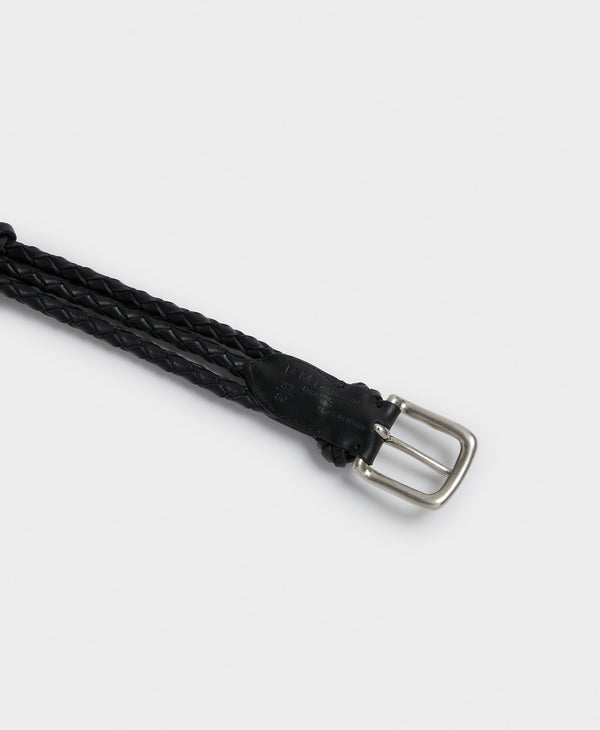 J & M Davidson Braided Belt Leopard