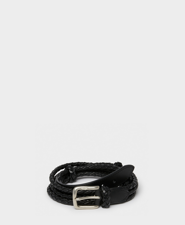 j & m davidson Braided Belt Leopard