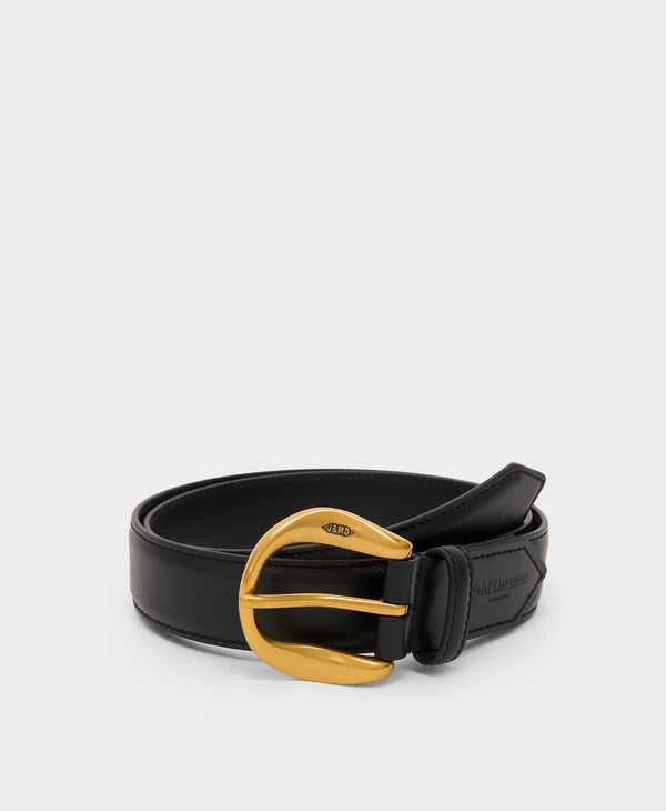 J & M Davidson Disk Buckle Belt - 30mm Leopard