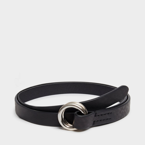 J & M Davidson Double Ring Belt - 20mm Leopard