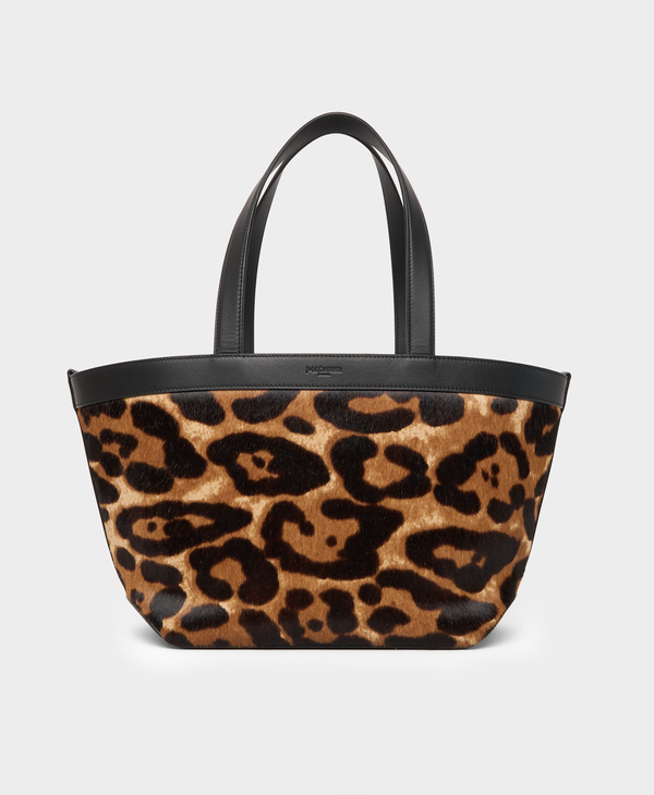 J & M Davidson Medium Voyage Tote Leopard