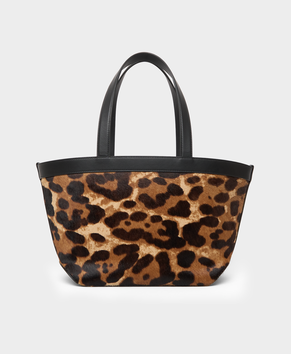 J & M Davidson Medium Voyage Tote Leopard