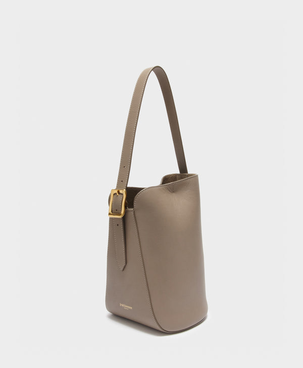 J & M Davidson Mini Quiver Bucket Taupe