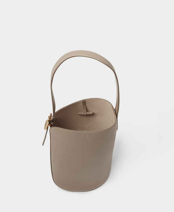 J & M Davidson Mini Quiver Bucket Taupe
