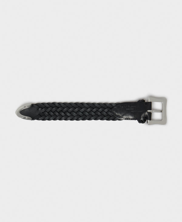 J & M Davidson Plaited Envelope Bracelet Leopard