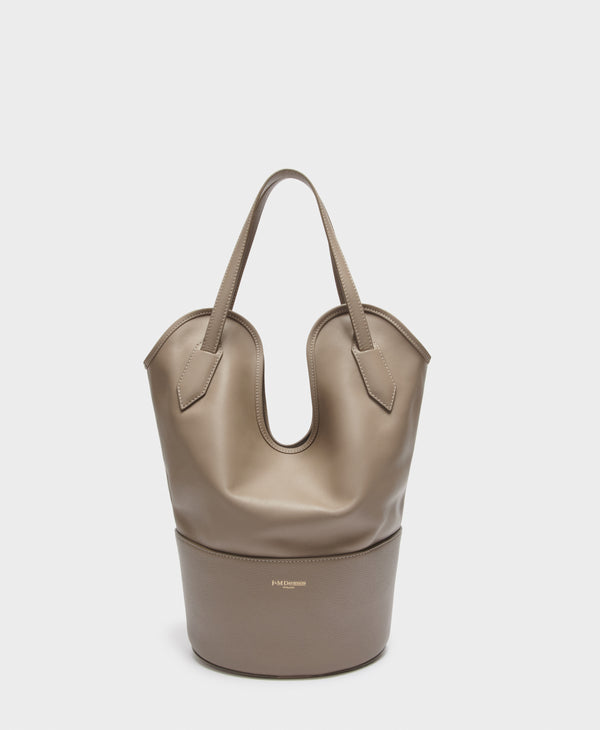 J & M Davidson Small Ray Bucket Taupe