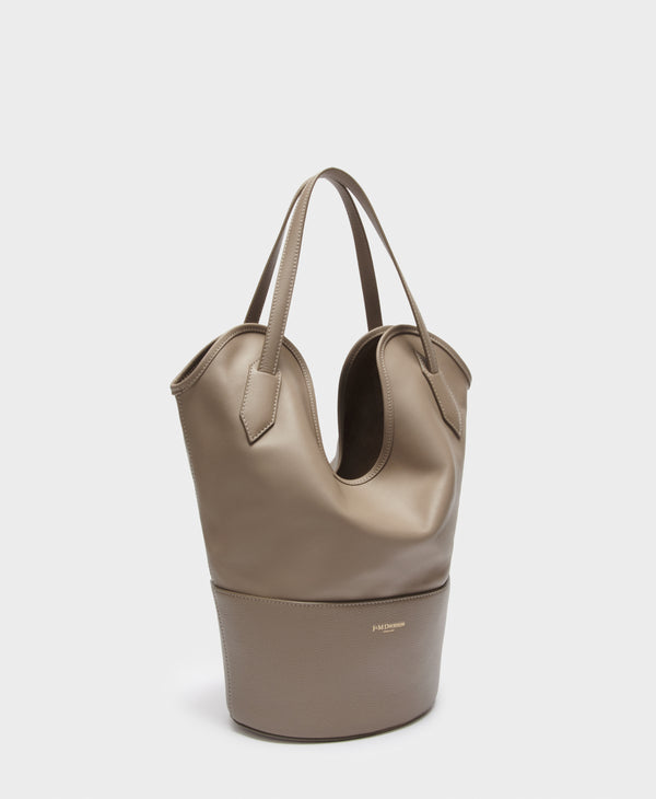 J & M Davidson Small Ray Bucket Taupe