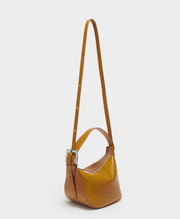 J & M Davidson Zip Quiver Cognac