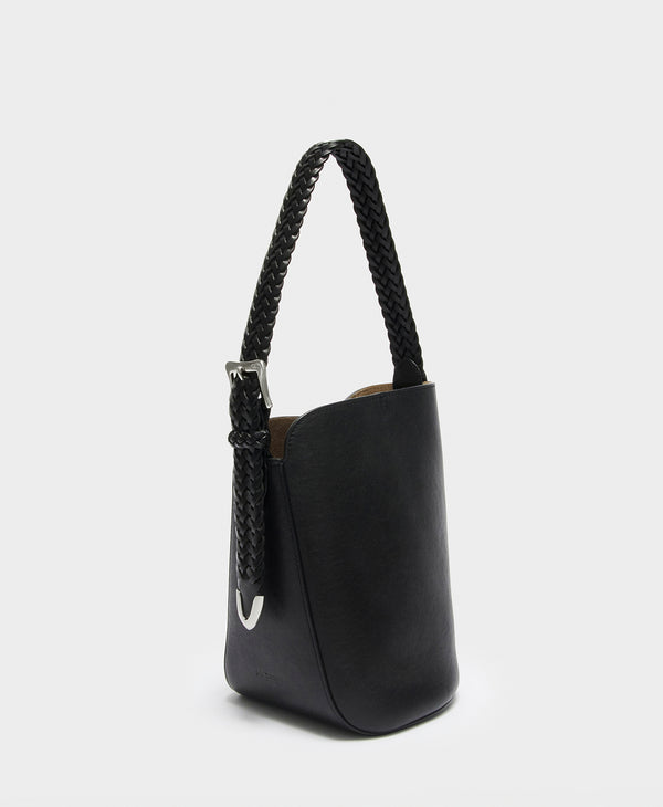 j & m davidson Mini Quiver Bucket with Plaited Handle Black