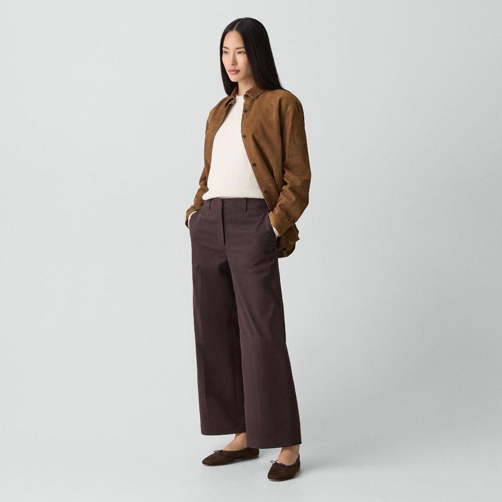 J Brand Classic Straight Pant In Brushed Chino Cacao