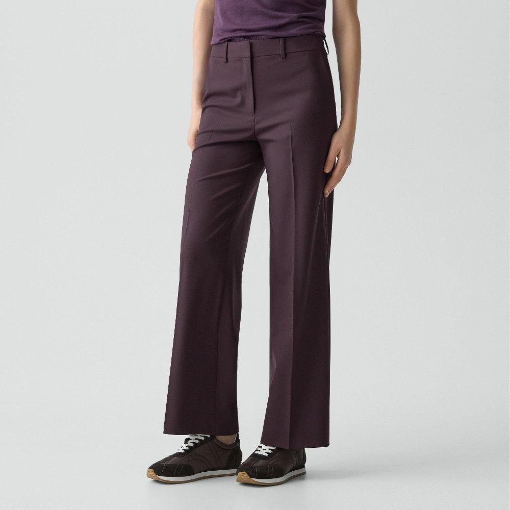 J Brand Classic Straight Pant In Good Wool Dark Iris