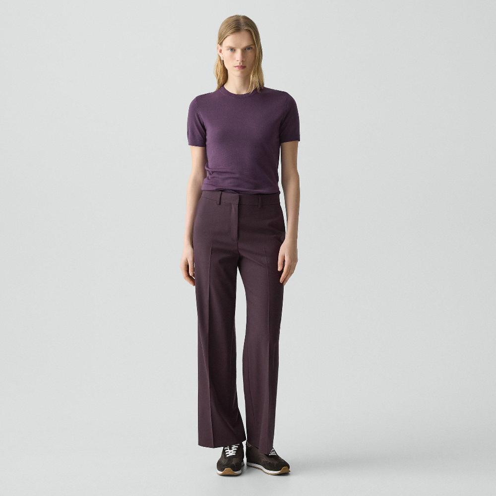 j brand Classic Straight Pant in Good Wool dark iris