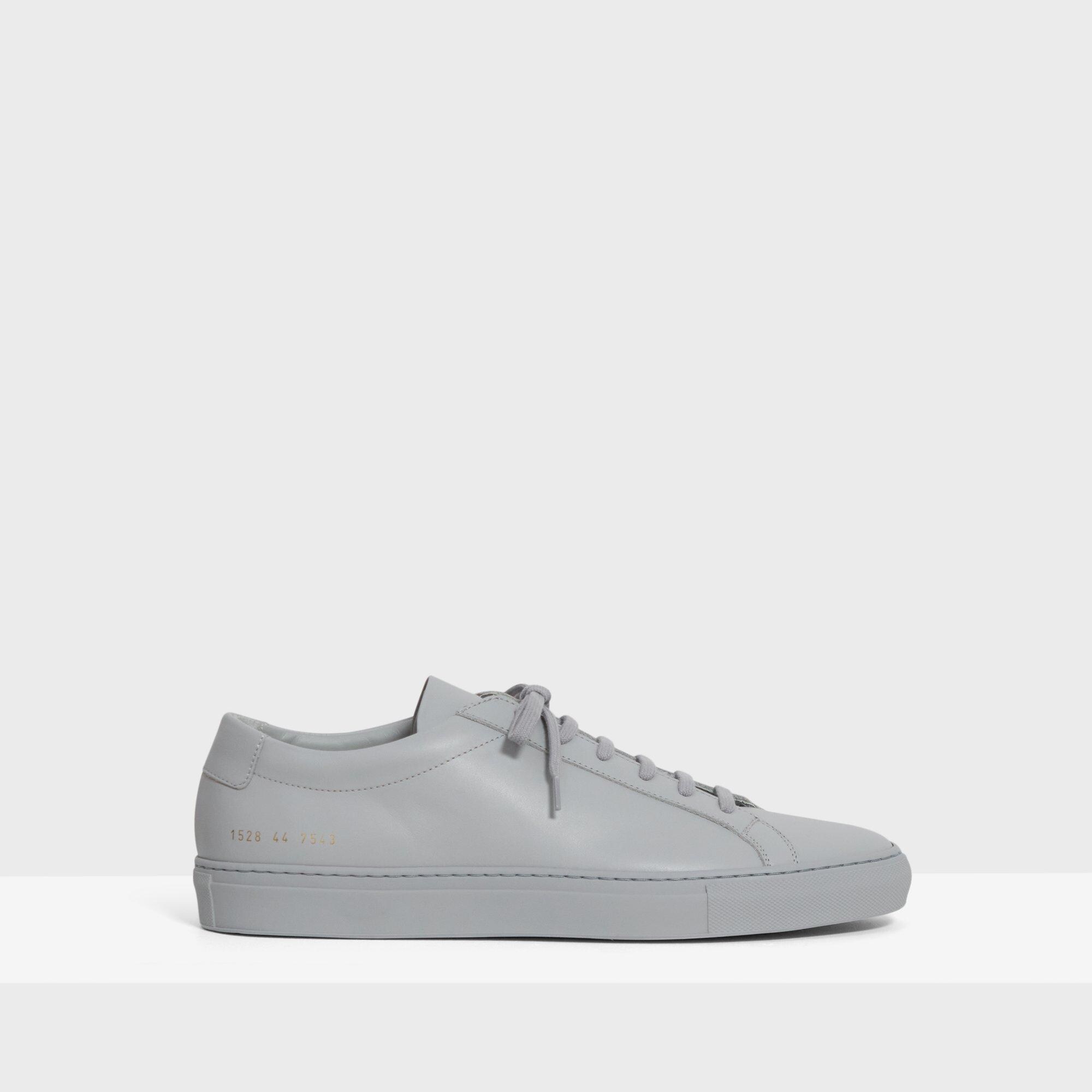 J Brand Common Projects Men's Original Achilles Sneakers Grey
