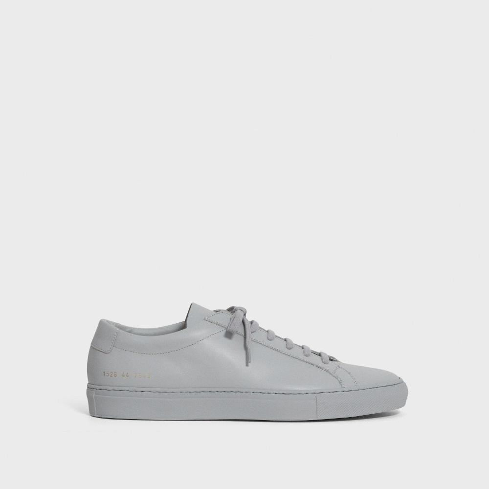 J Brand Common Projects Men's Original Achilles Sneakers Grey
