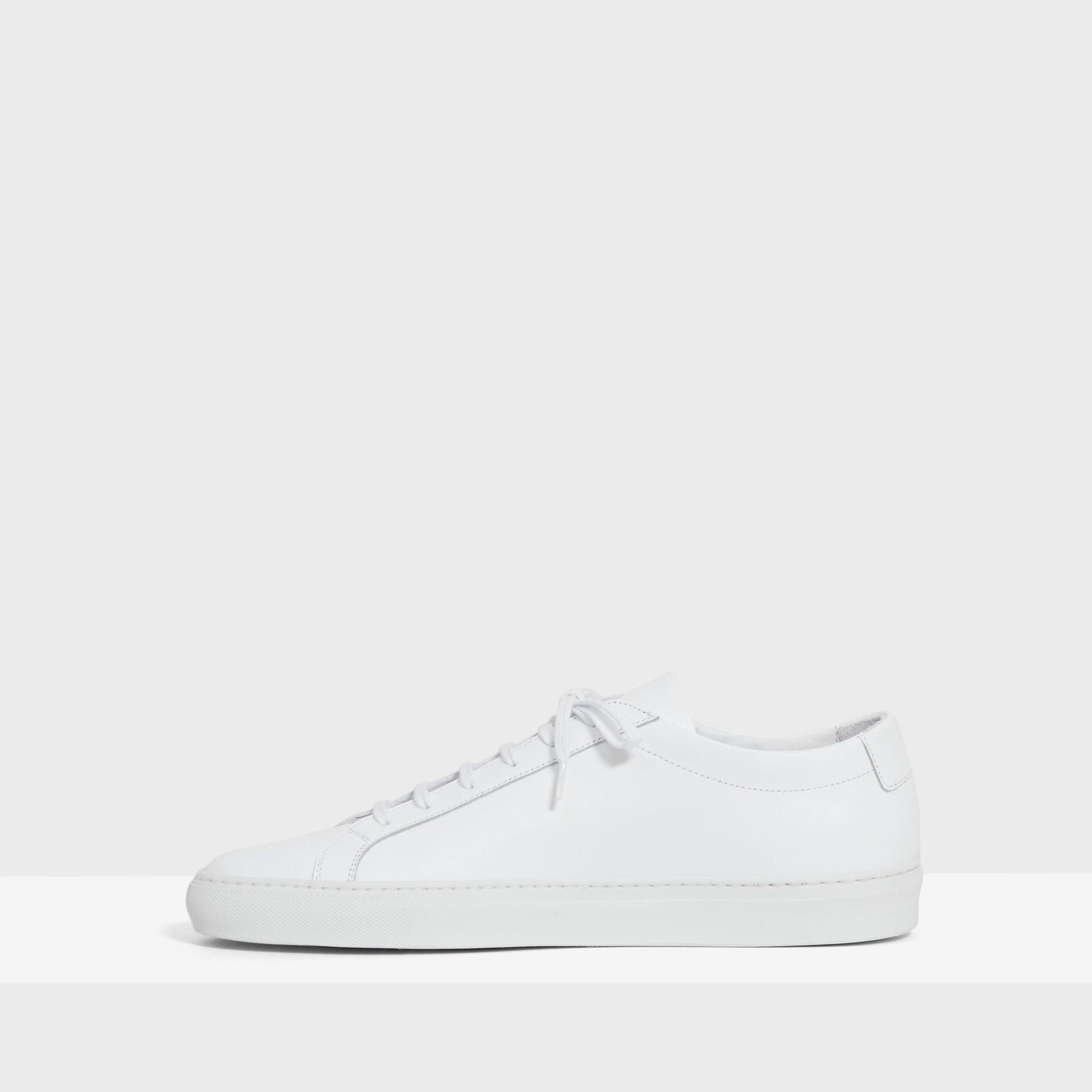 J Brand Common Projects Men's Original Achilles Sneakers White