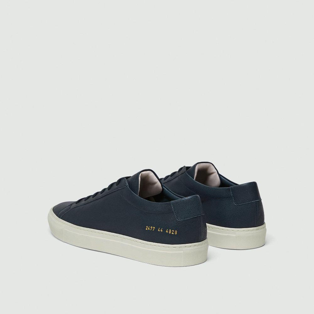J Brand Common Projects Men’s Summer Achilles Sneakers Navy