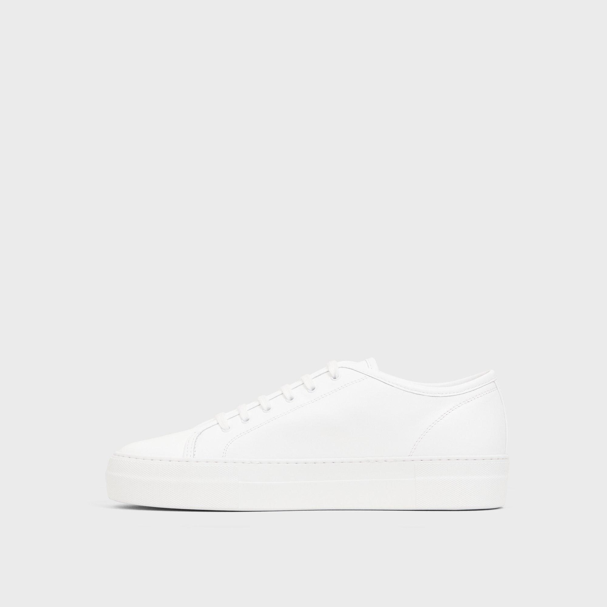 J Brand Common Projects Women’s Tournament Low-Top Super Platform Sneakers White