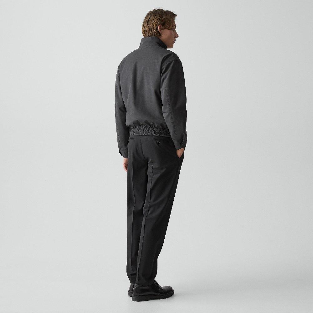 J Brand Curtis Drawstring Pant In Motion Wool Black