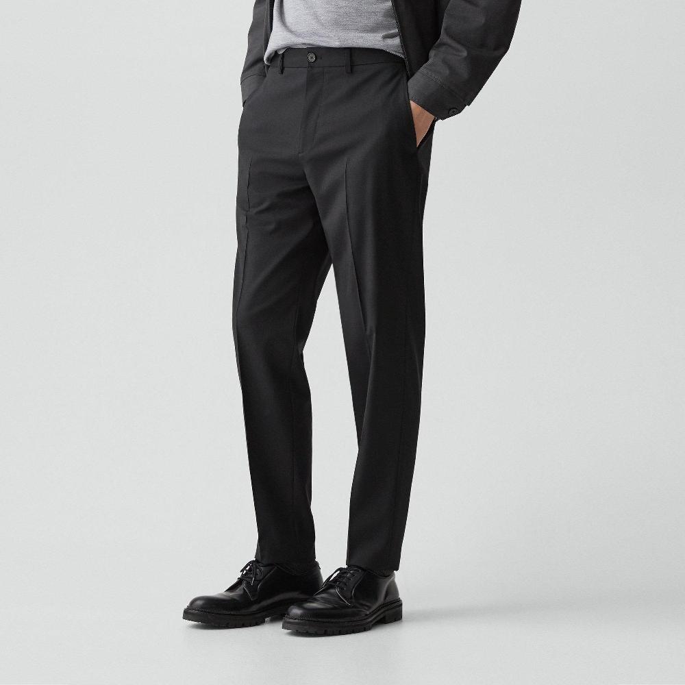 J Brand Curtis Drawstring Pant In Motion Wool Black