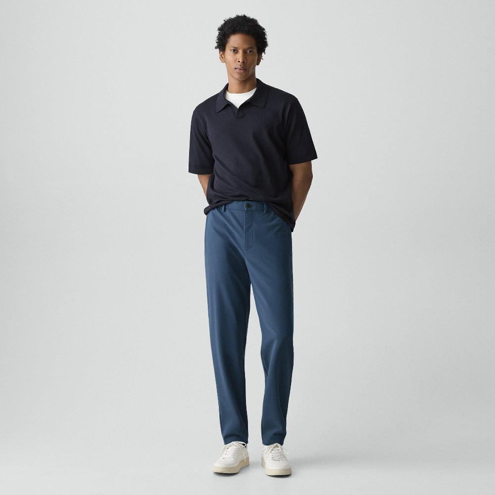 J Brand Curtis Drawstring Pant In Precision Ponte Ash Blue