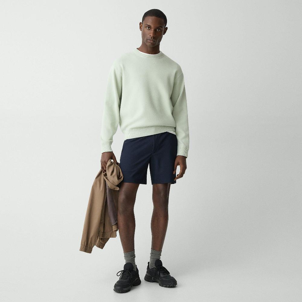 J Brand Curtis Drawstring Short In Precision Ponte Baltic