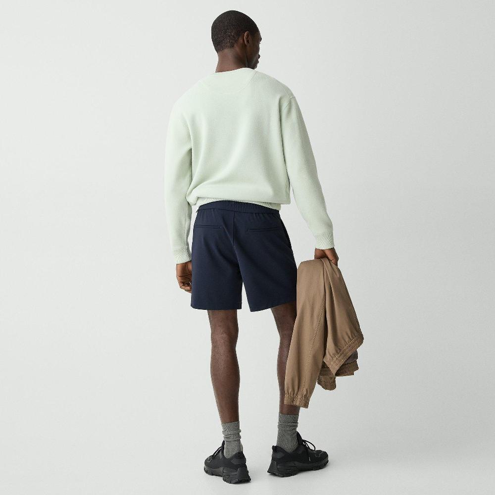 J Brand Curtis Drawstring Short In Precision Ponte Baltic