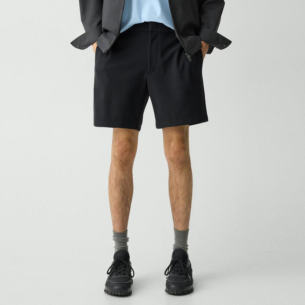J Brand Curtis Drawstring Short In Precision Ponte Black