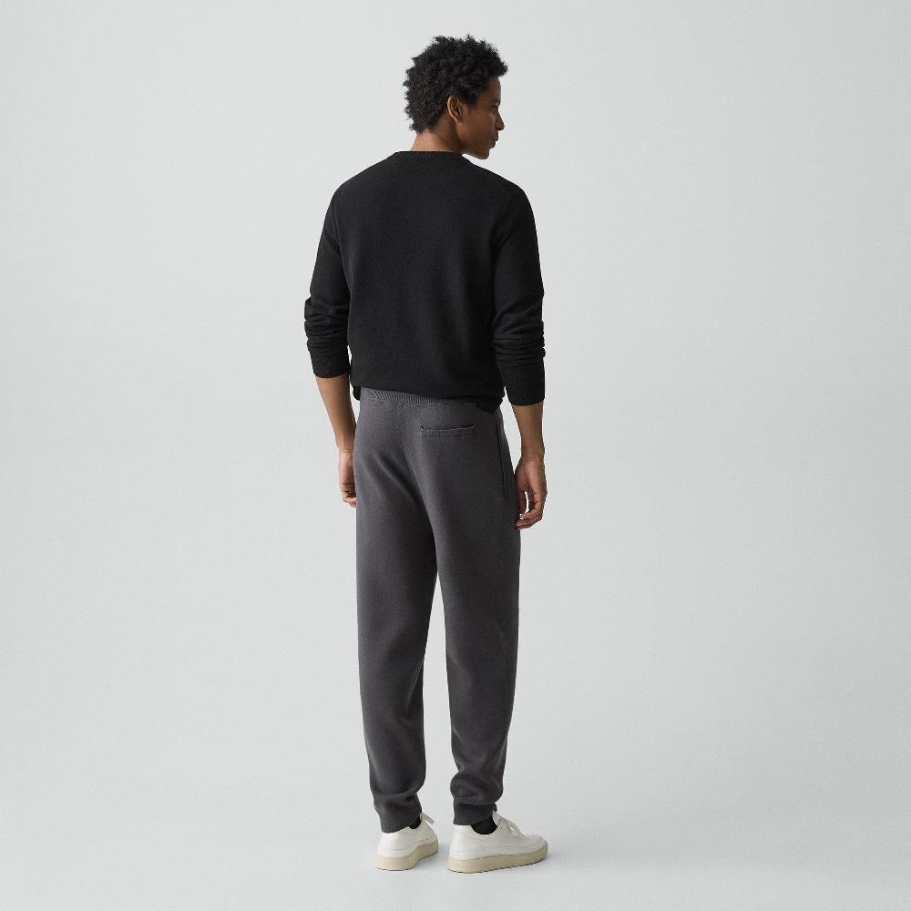 J Brand Drawstring Jogger In Wool Bilen Charcoal Melange
