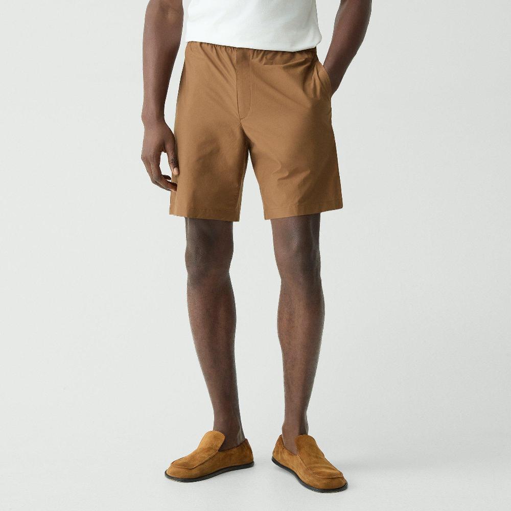 J Brand Drawstring Short In Cotton-Blend Deep Tobacco