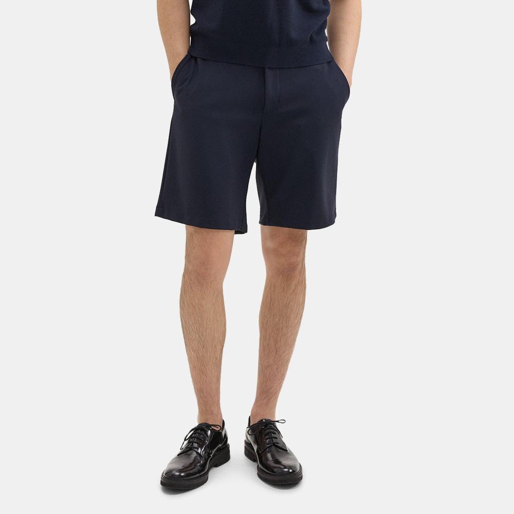 j brand Drawstring Short in Performance Knit baltic