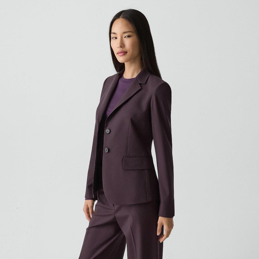 j brand Carissa Blazer in Good Wool dark iris