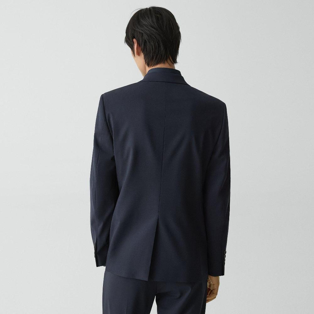 J Brand Chambers Blazer In Stretch Wool Navy