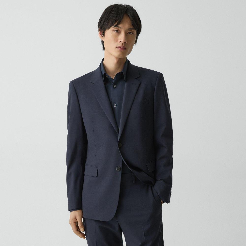 j brand Chambers Blazer in Stretch Wool navy