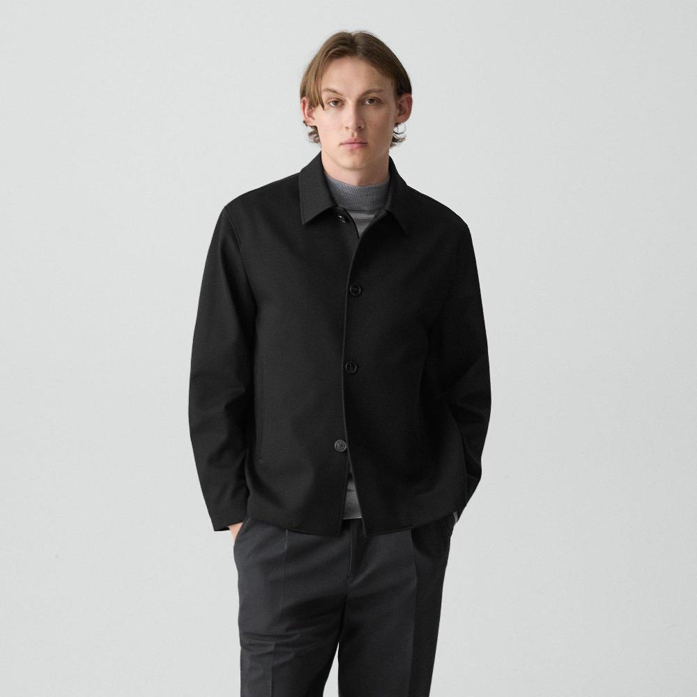 j brand Chore Coat in Knit Twill black