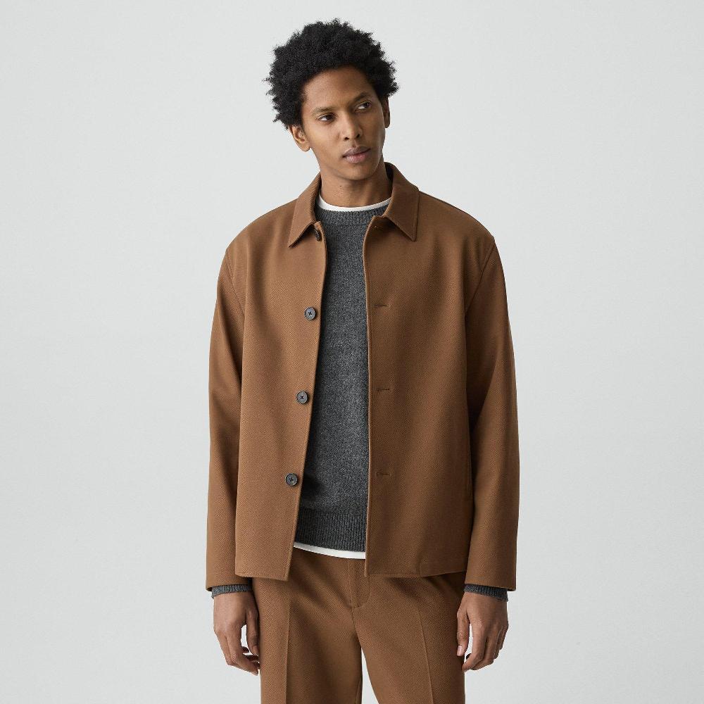 j brand Chore Coat in Knit Twill cafe