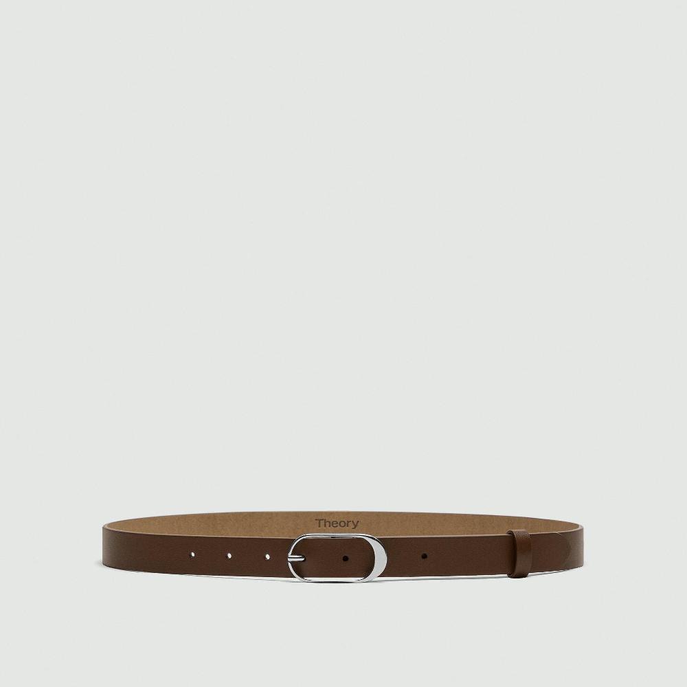 J Brand Classic Oblong Belt In Leather Date