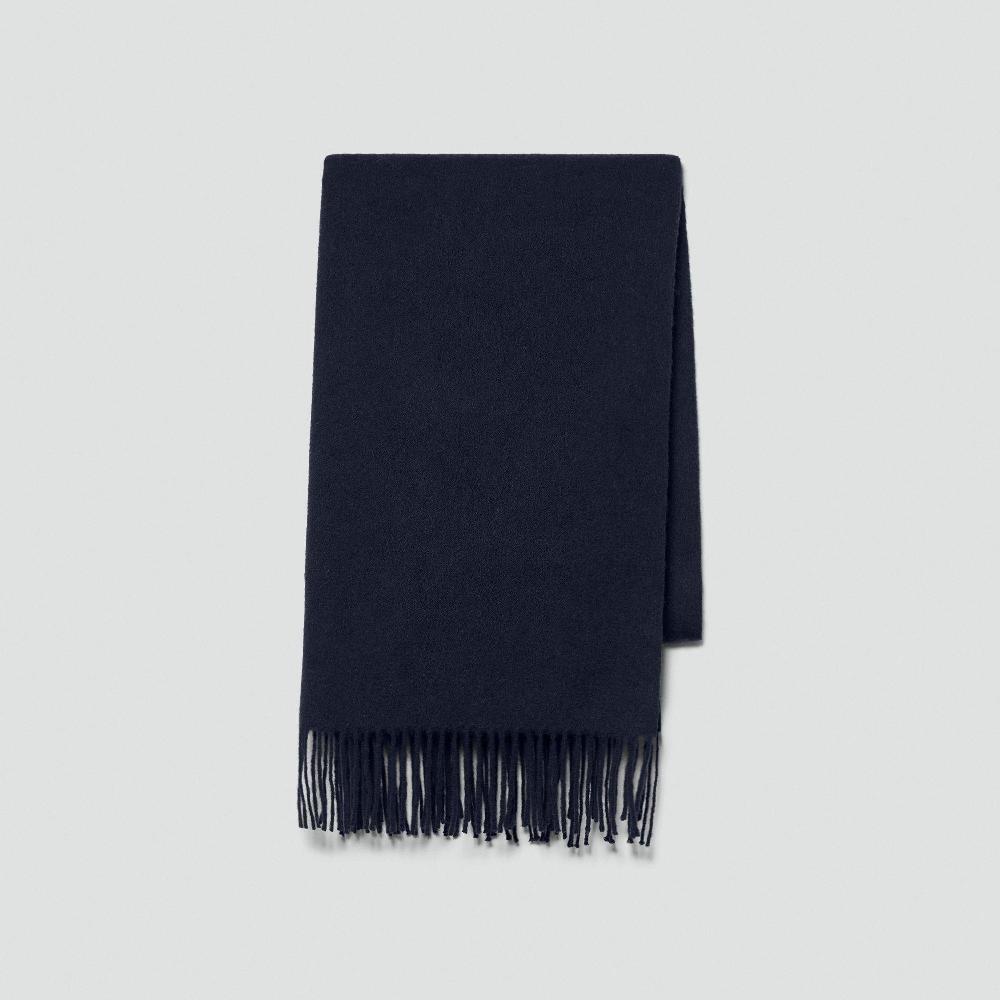 J Brand Classic Scarf In Cashmere Deep Navy