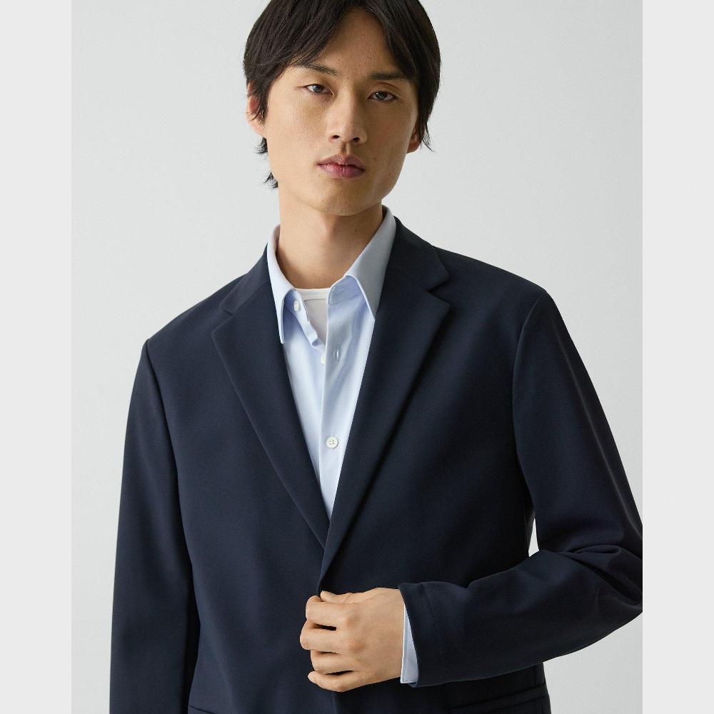 J Brand Clinton Blazer In Precision Ponte Baltic