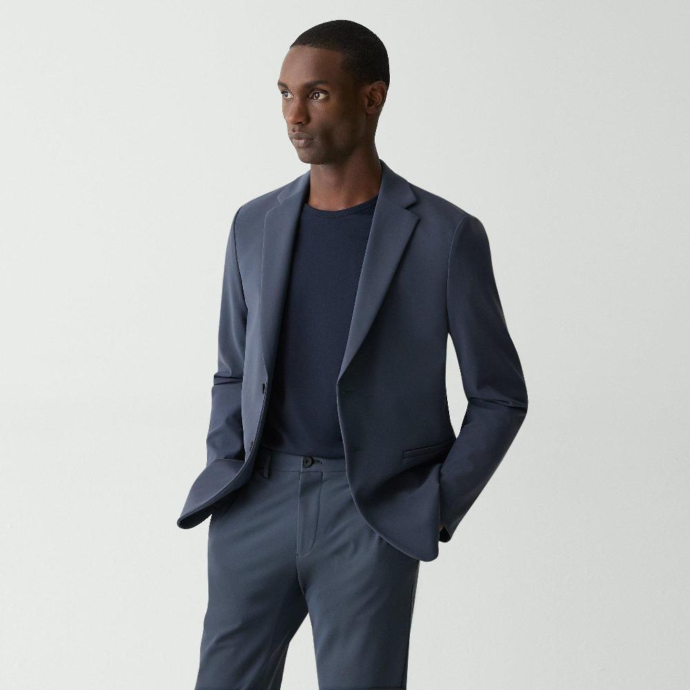J Brand Clinton Blazer In Precision Ponte Basalt