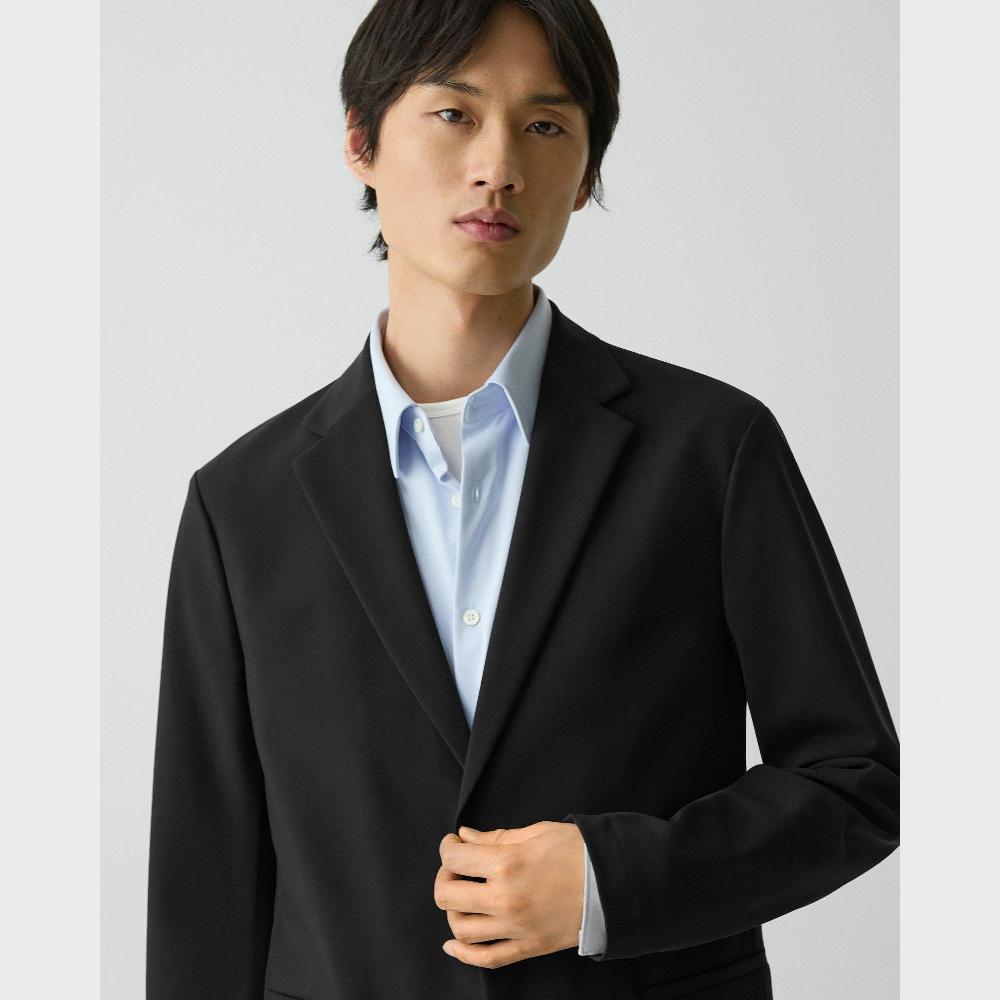 J Brand Clinton Blazer In Precision Ponte Black