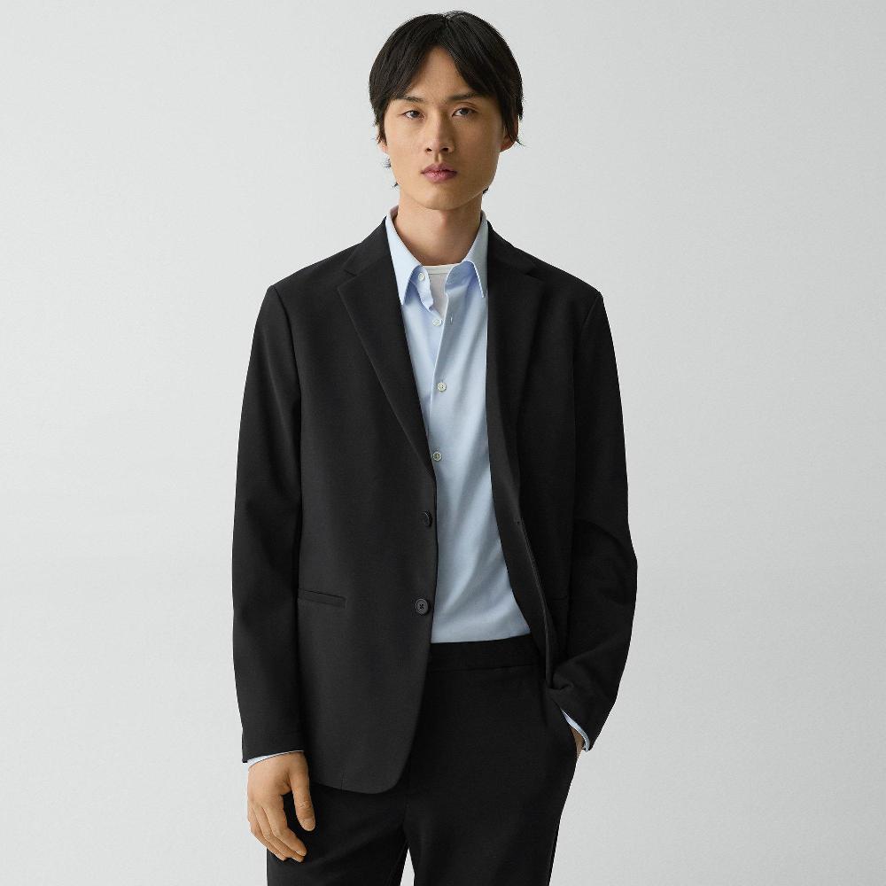 j brand Clinton Blazer in Precision Ponte black