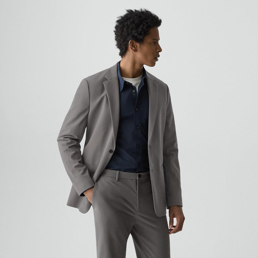 J Brand Clinton Blazer In Precision Ponte Carbon