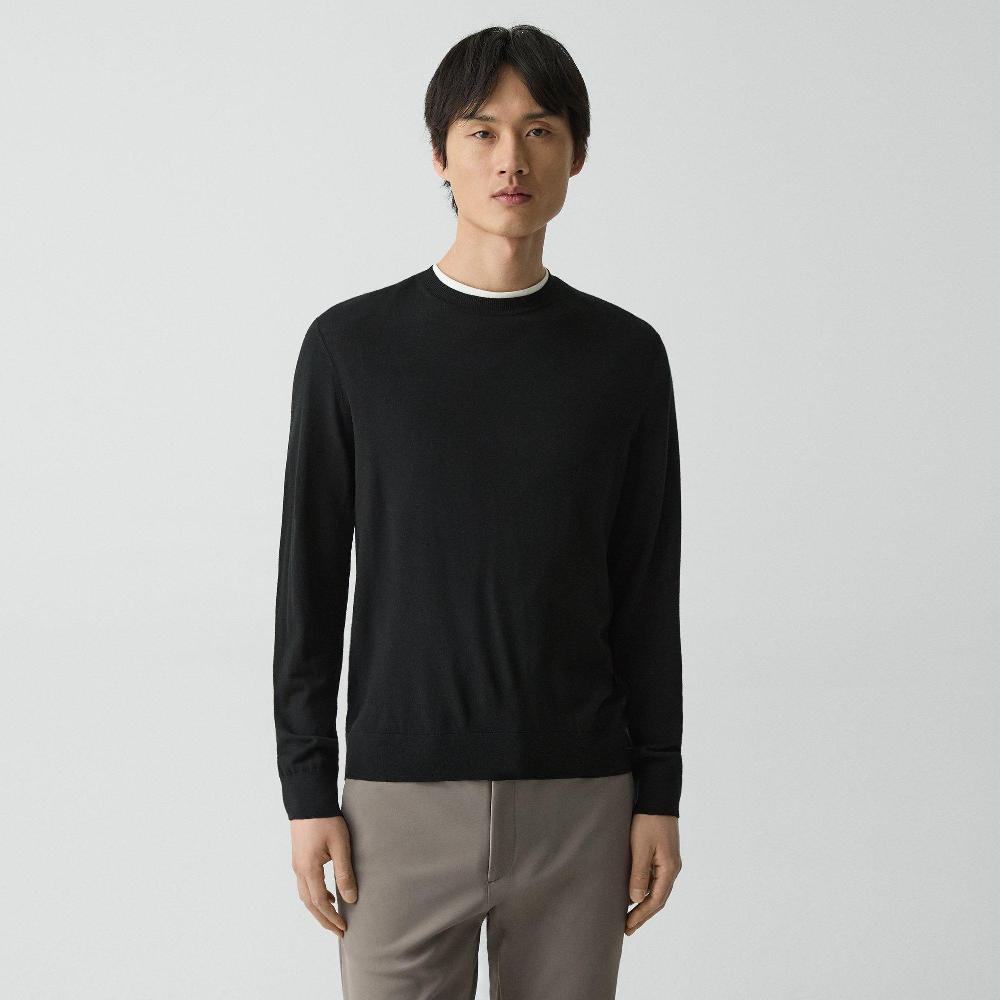 j brand Crewneck Sweater in Regal Wool black