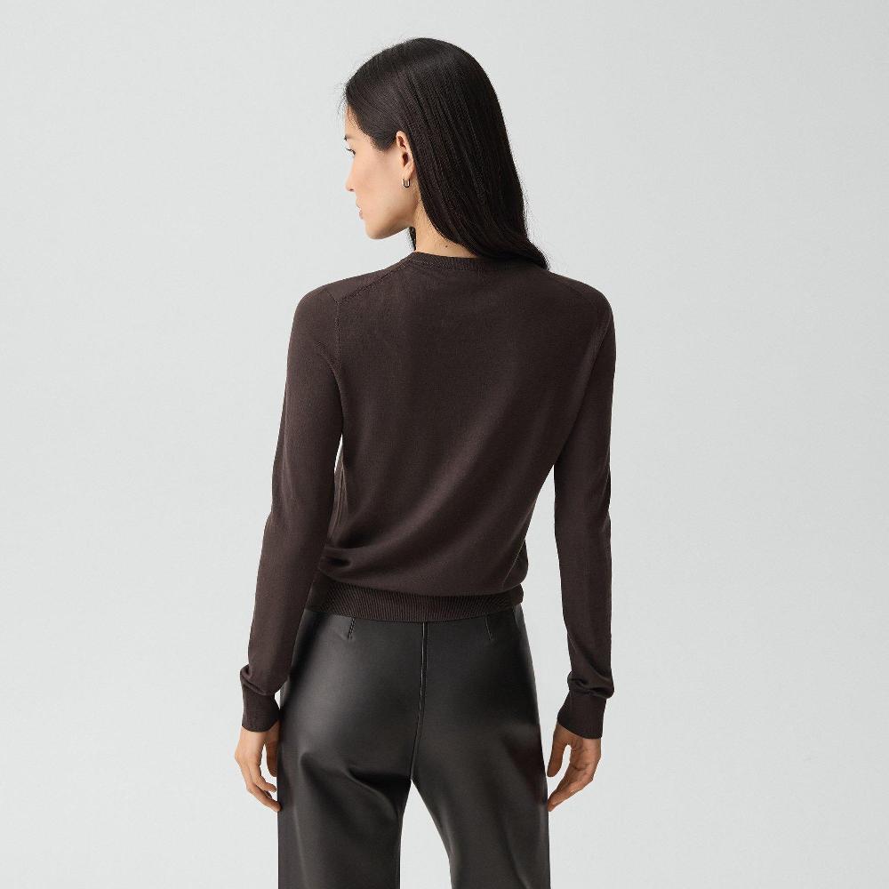 J Brand Crewneck Sweater In Regal Wool Cacao