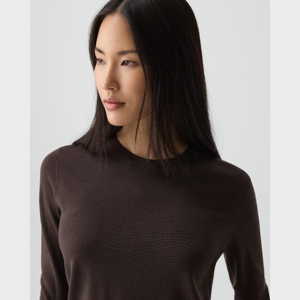 J Brand Crewneck Sweater In Regal Wool Cacao