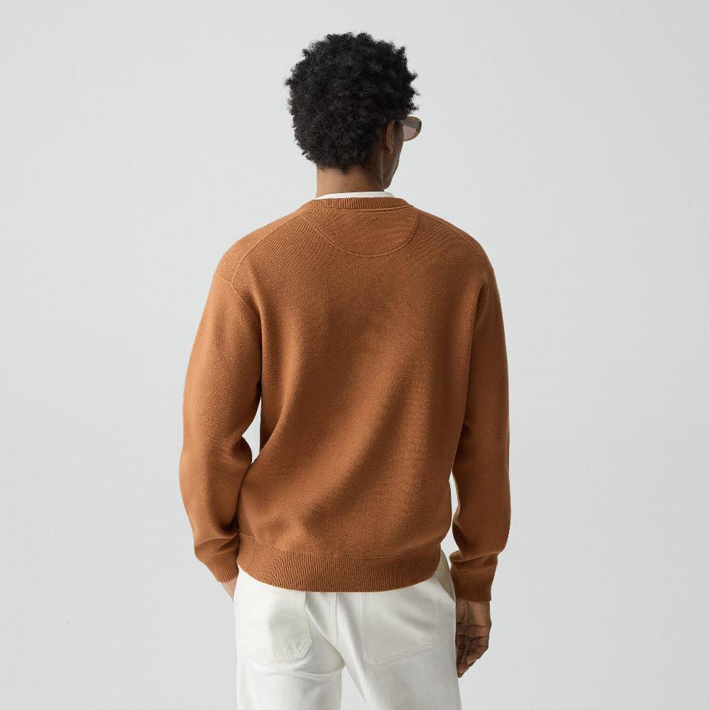 J Brand Crewneck Sweatshirt In Wool Bilen Campfire