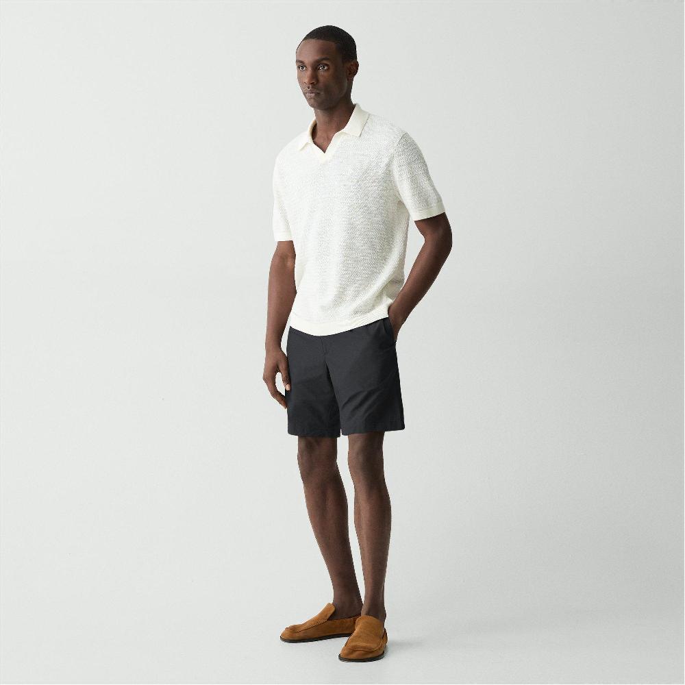 J Brand Drawstring Short In Cotton-Blend Black