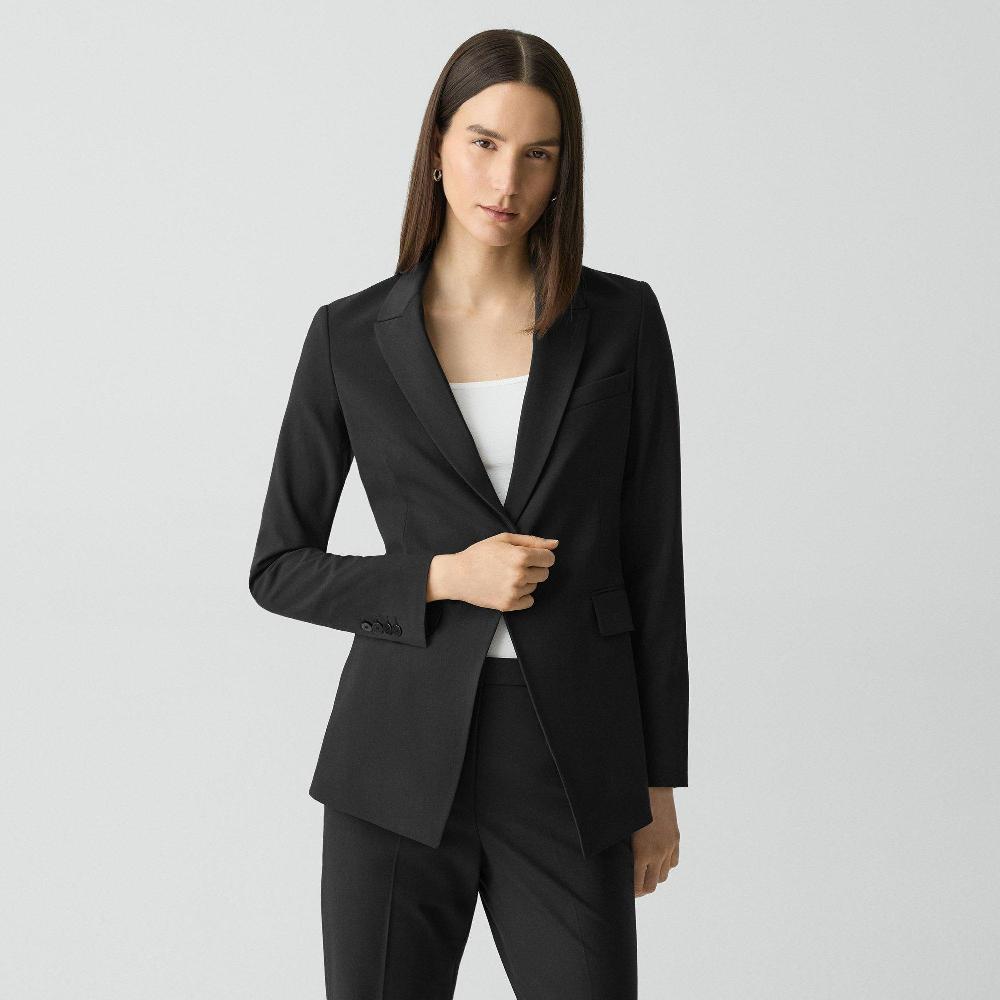 j brand Etiennette Blazer in Good Wool black